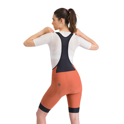 Krótkie Spodnie na Szelkach SPORTFUL GIARA 2 Damskie Pomarańczowe