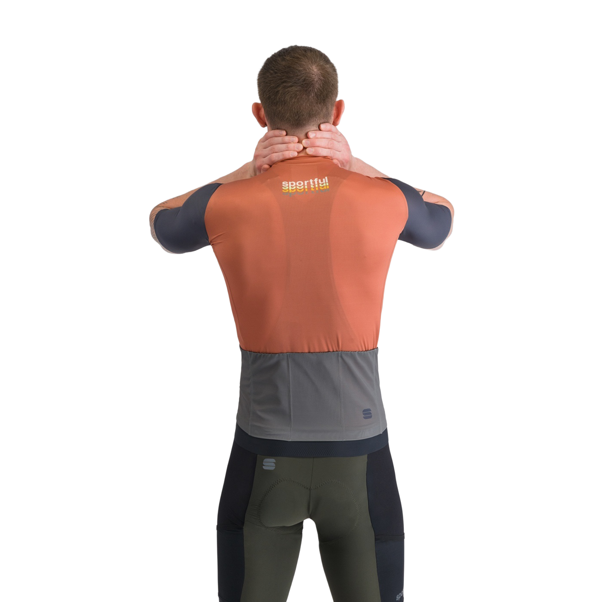 Cykeltröja SPORTFUL SUPERGIARA 2 LOGO Kortärmad Orange