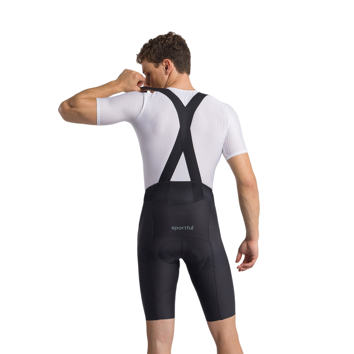 Lyhyt henkselipyöräilyshortsit SPORTFUL LTD 2 Musta