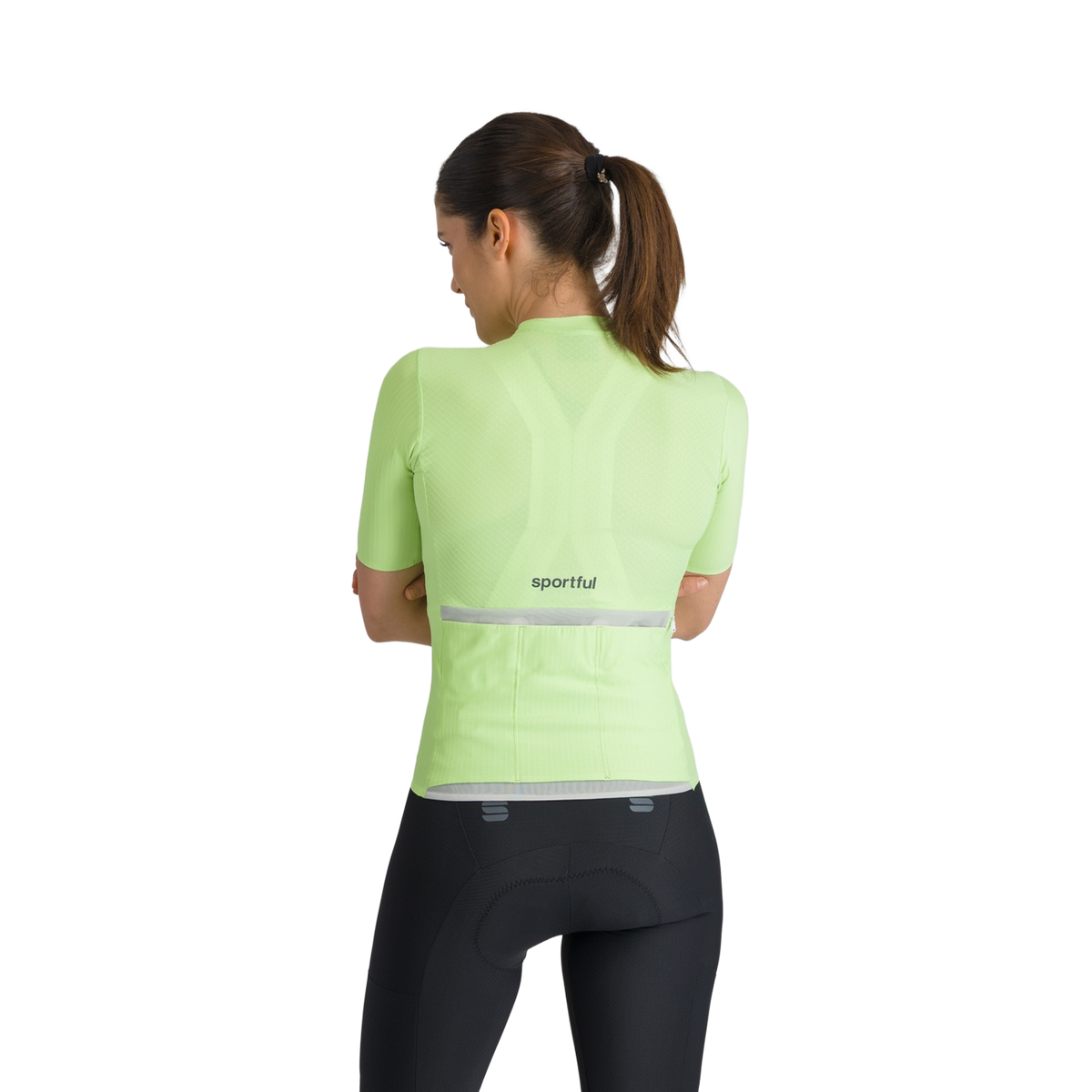 Trui SPORTFUL HYPEREPIC Korte Mouwen Dames Groen