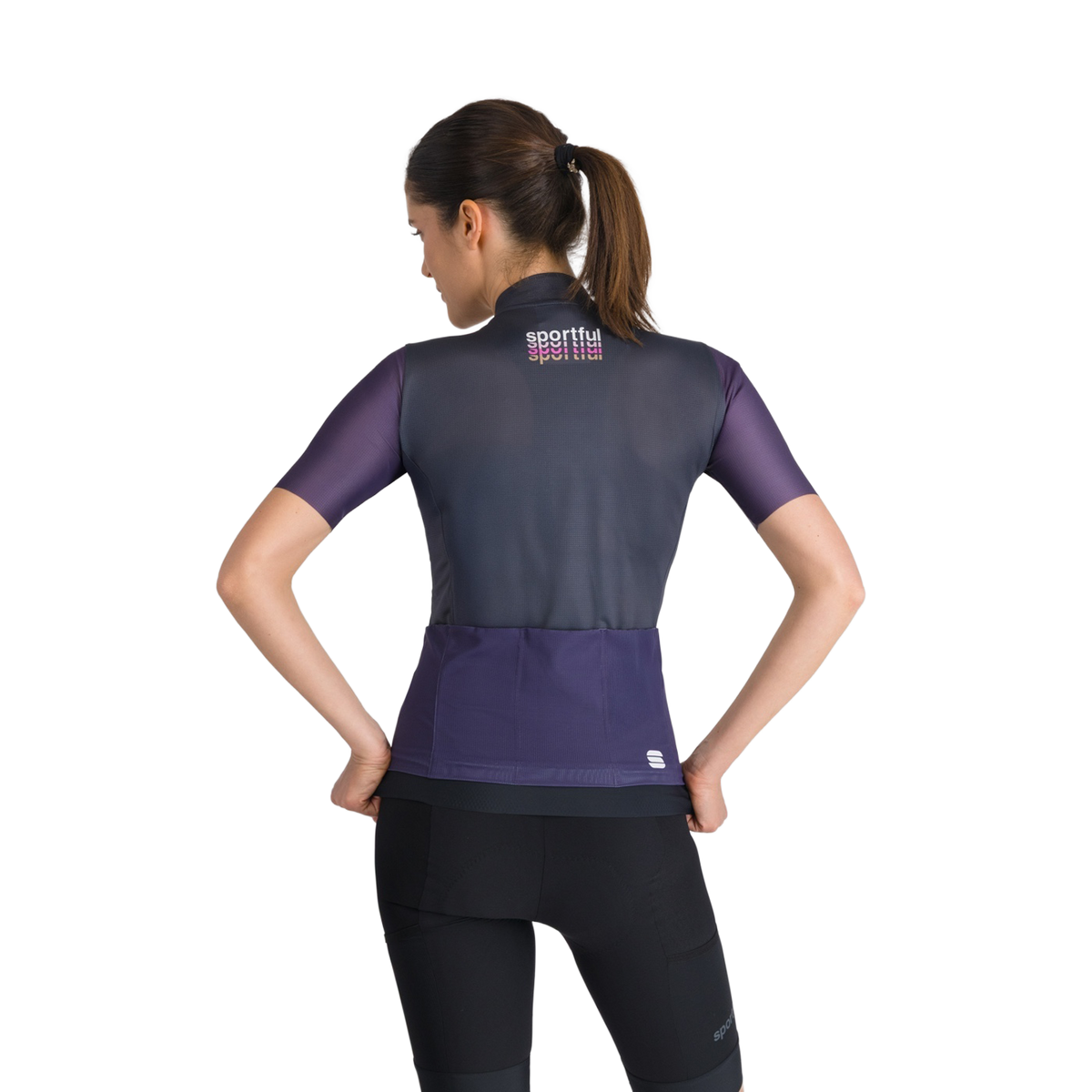 SPORTFUL SUPERGIARA 2 LOGO Short Sleeve Jersey Women's Navy