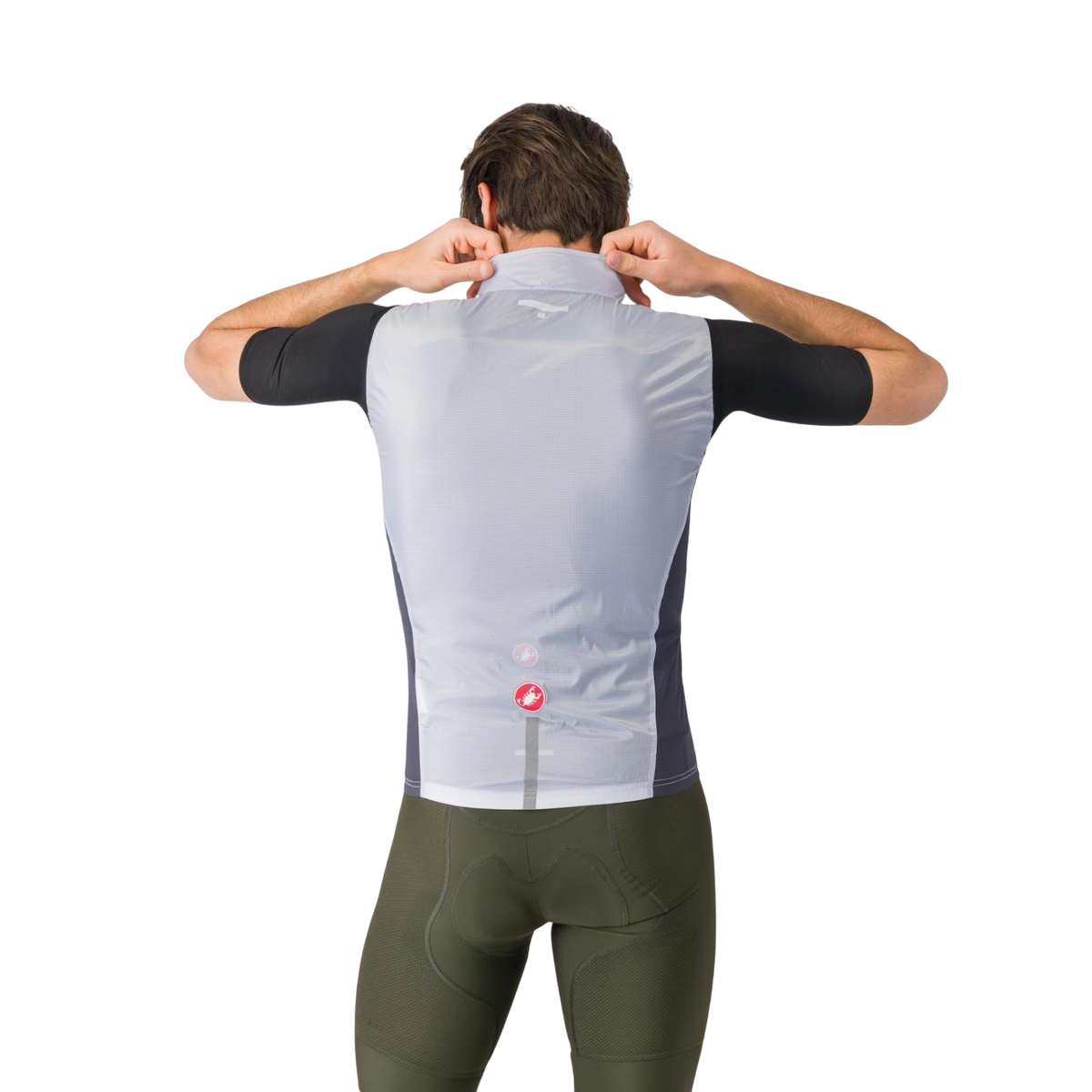 Ärmlös Jacka CASTELLI SQUADRA STRETCH Grå