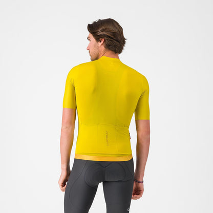 CASTELLI ESPRESSO 2 lühikeste varrukatega särk kollane
