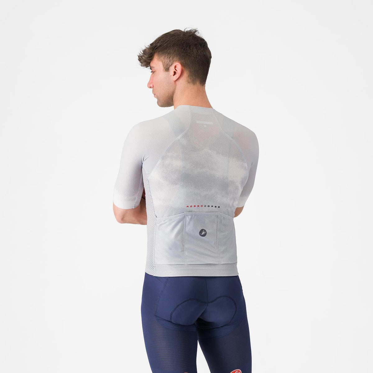 CASTELLI CLIMBER'S A/C -pyöräilypaita lyhyet hihat harmaa 2026