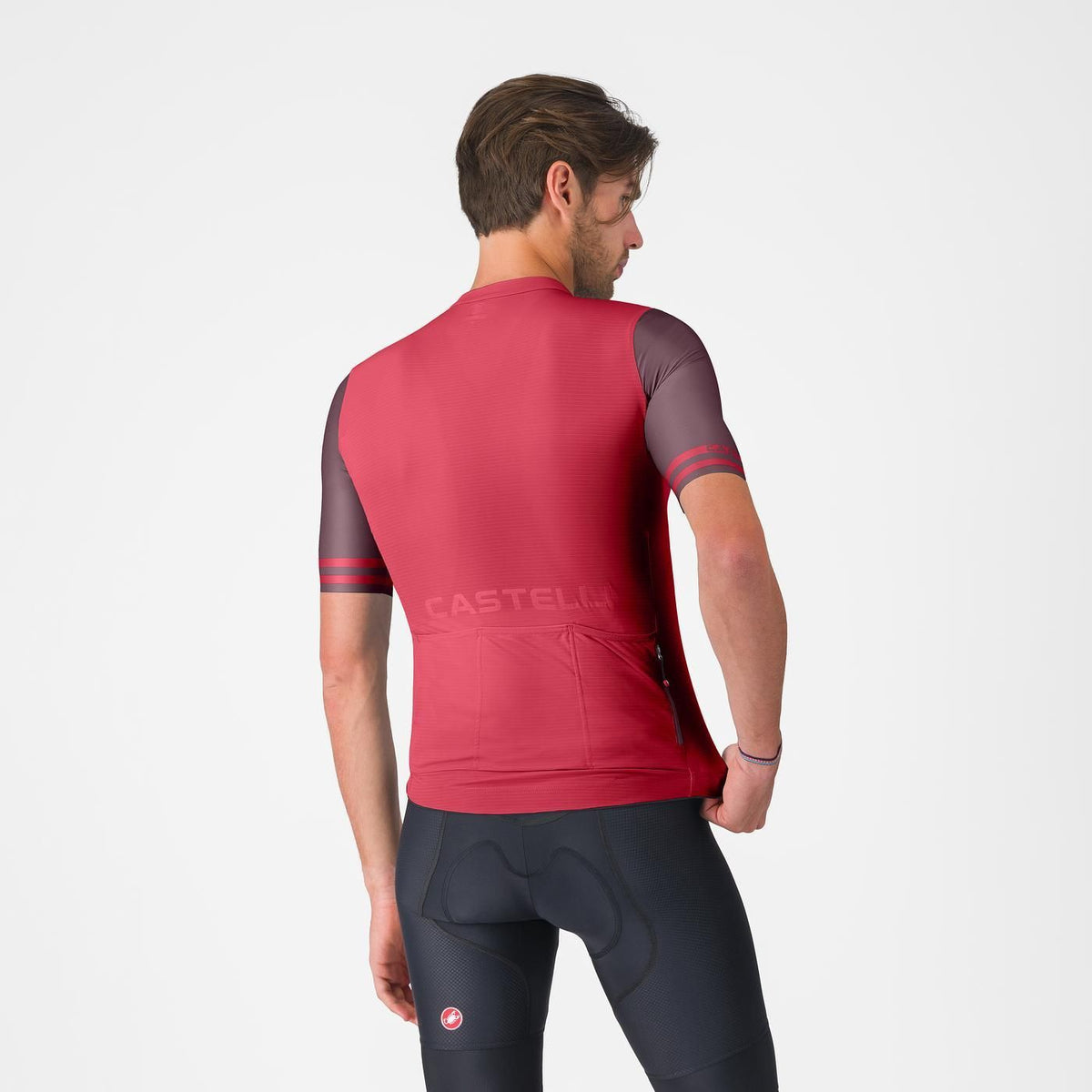 CASTELLI PROLOGO LITE 2 -lyhythihainen pyöräilypaita Bordeaux