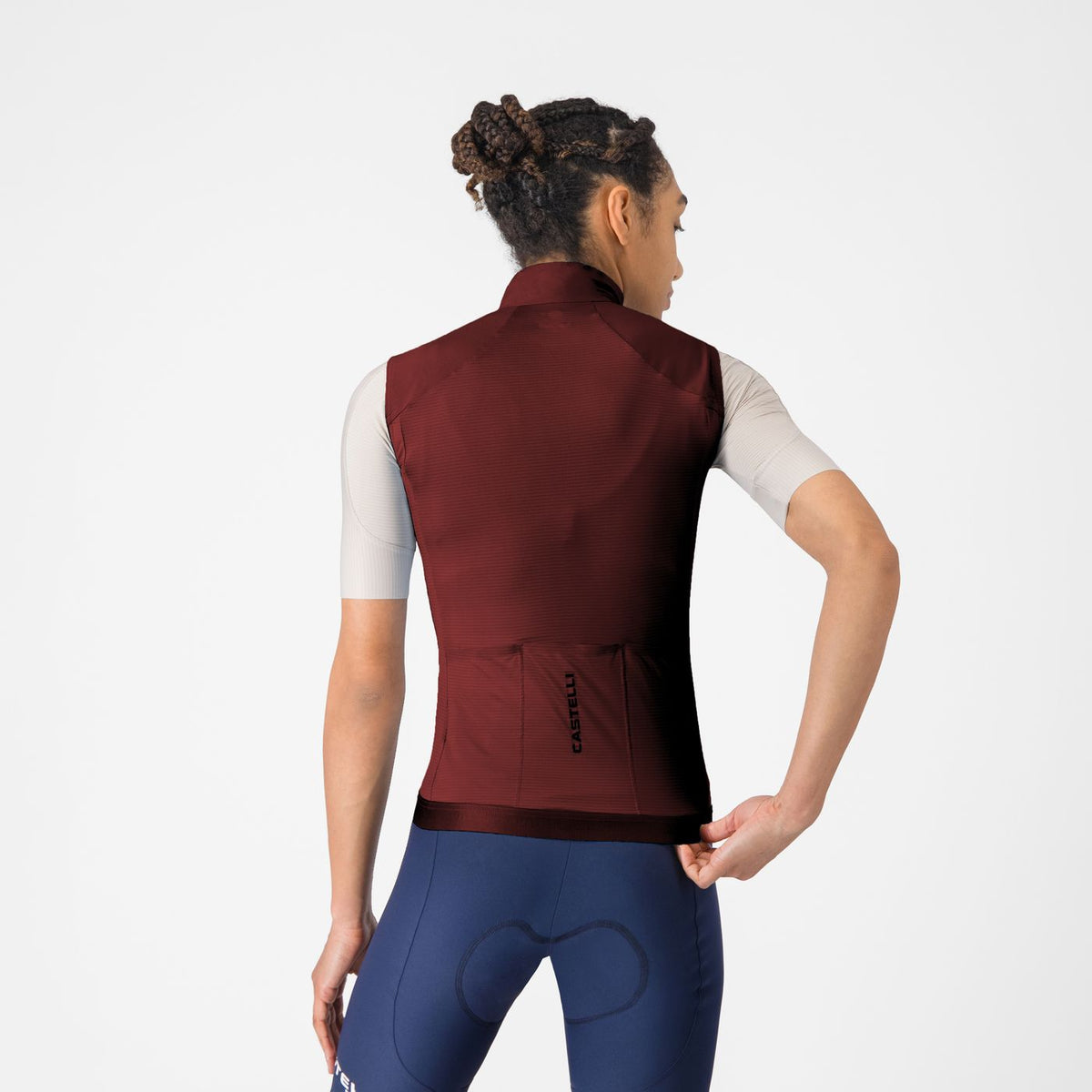 Ærmeløs Vest CASTELLI ESPRESSO 2 Dame Bordeaux