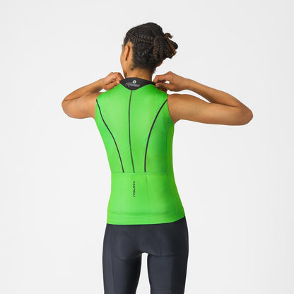 CASTELLI ANIMA FLOW Women's Sleeveless Jersey Green