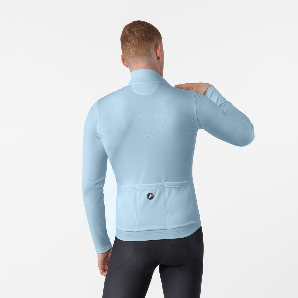 CASTELLI COMPETIZIONE THERMAL Long Sleeve Jersey Sky Blue