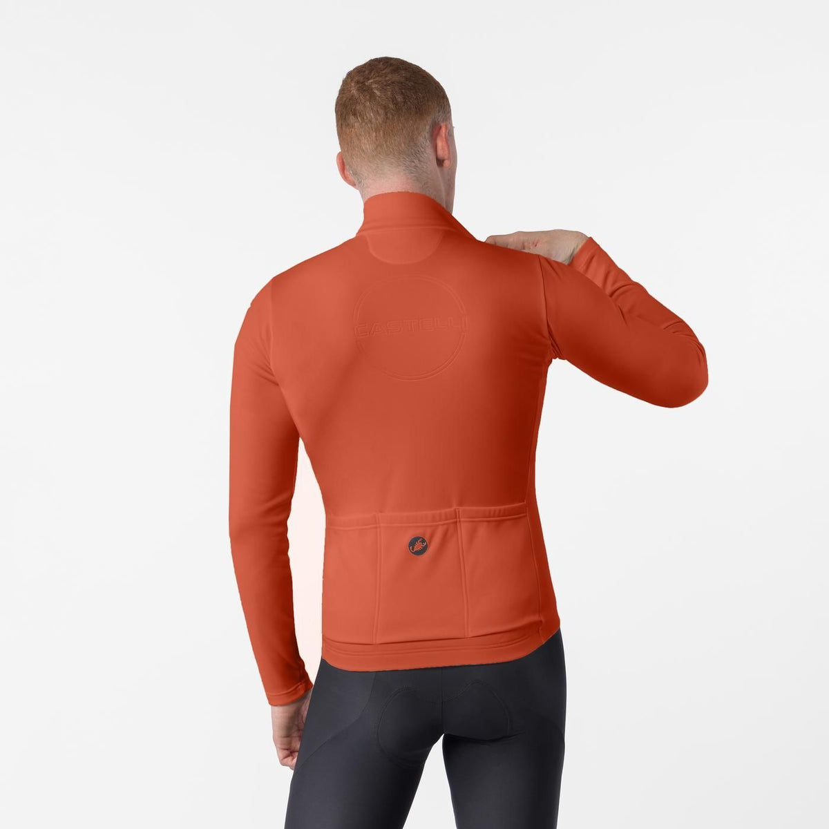 CASTELLI COMPETIZIONE THERMAL Long Sleeve Jersey Paprika