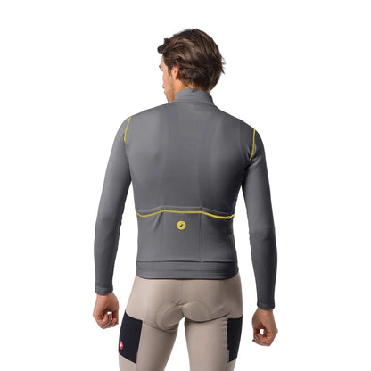 Dres CASTELLI UNLIMITED TRAIL 2 s dlouhým rukávem šedý/Mango Mojito