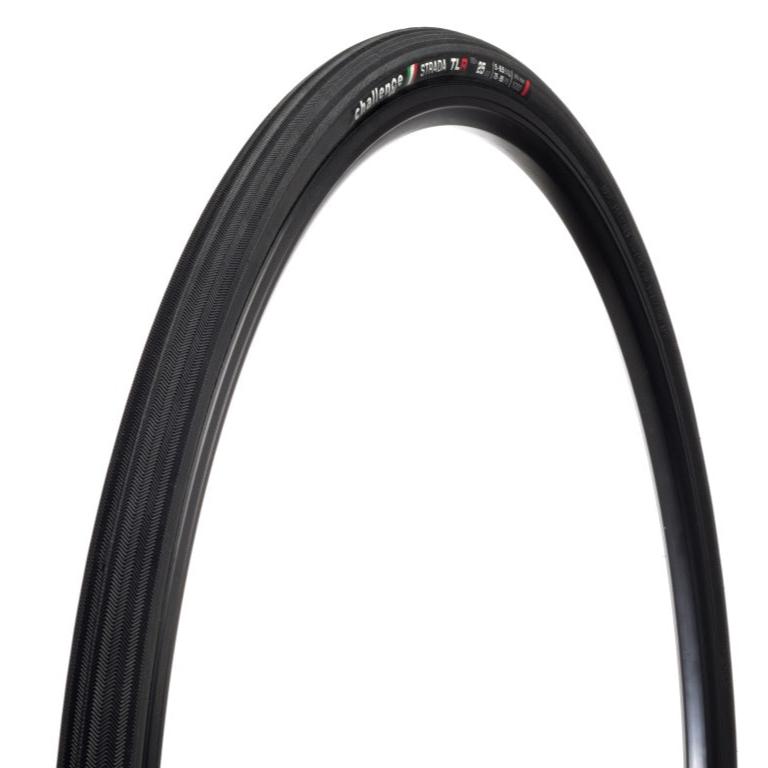 Dæk CHALLENGE STRADA 700c Tubeless Ready Sort