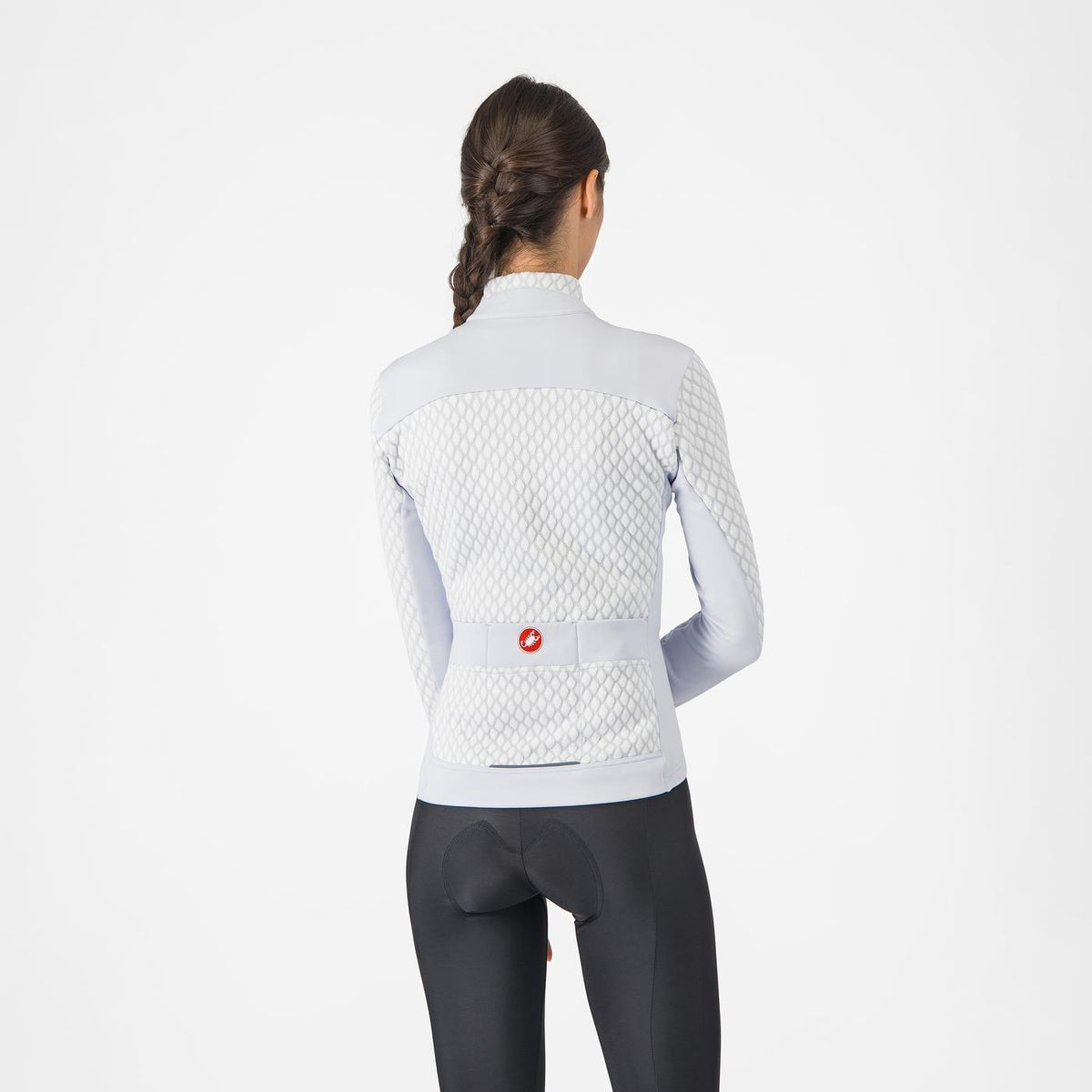 Maillot CASTELLI SFIDA 2 Dam Långärmat Ljusgrå