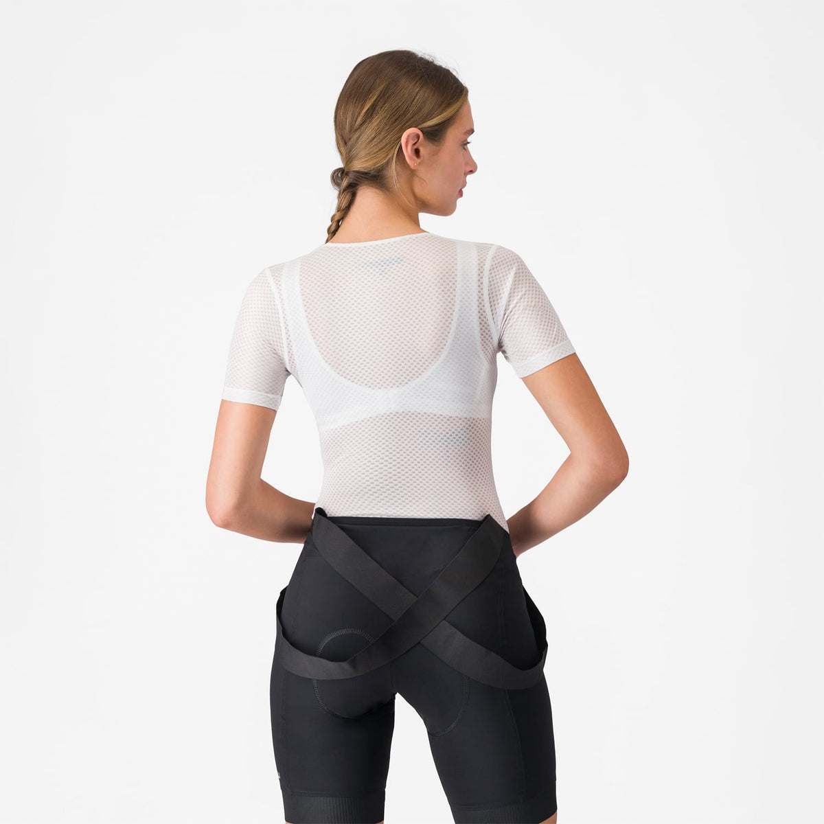 CASTELLI PRO MESH Damesondergoed Korte Mouwen Wit