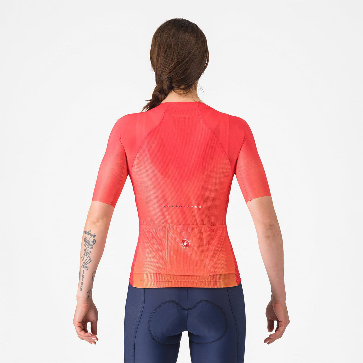 Tröja CASTELLI CLIMBER'S A/C Dam Kortärm Hibiscus