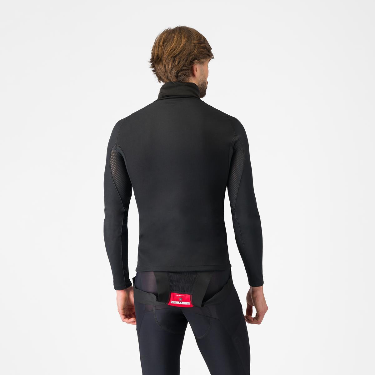 CASTELLI FLANDERS 2 HIGH NECK WARMER Langærmet Undertrøje Sort