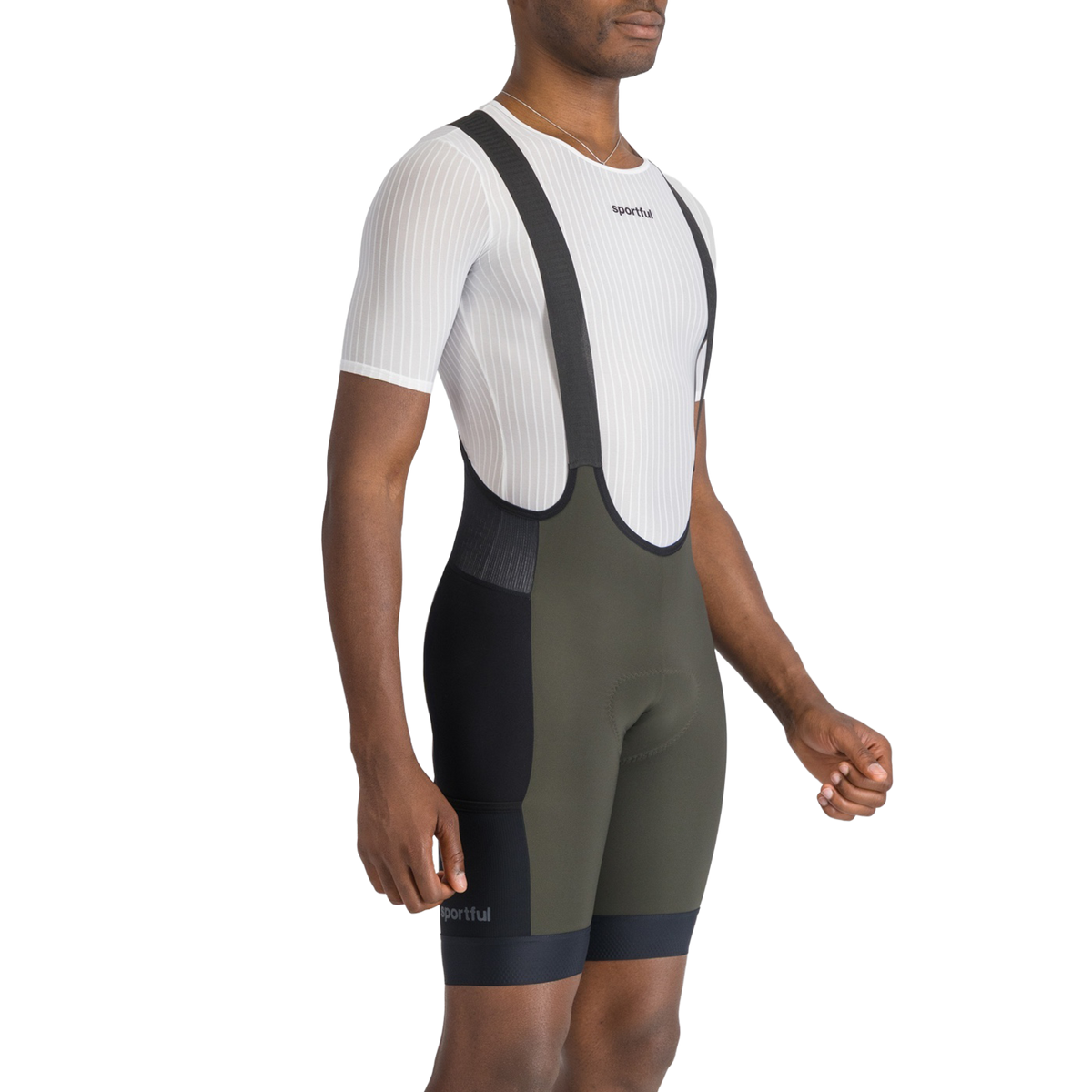 Korte Bib-shorts SPORTFUL SUPERGIARA 2 Khaki/Sort