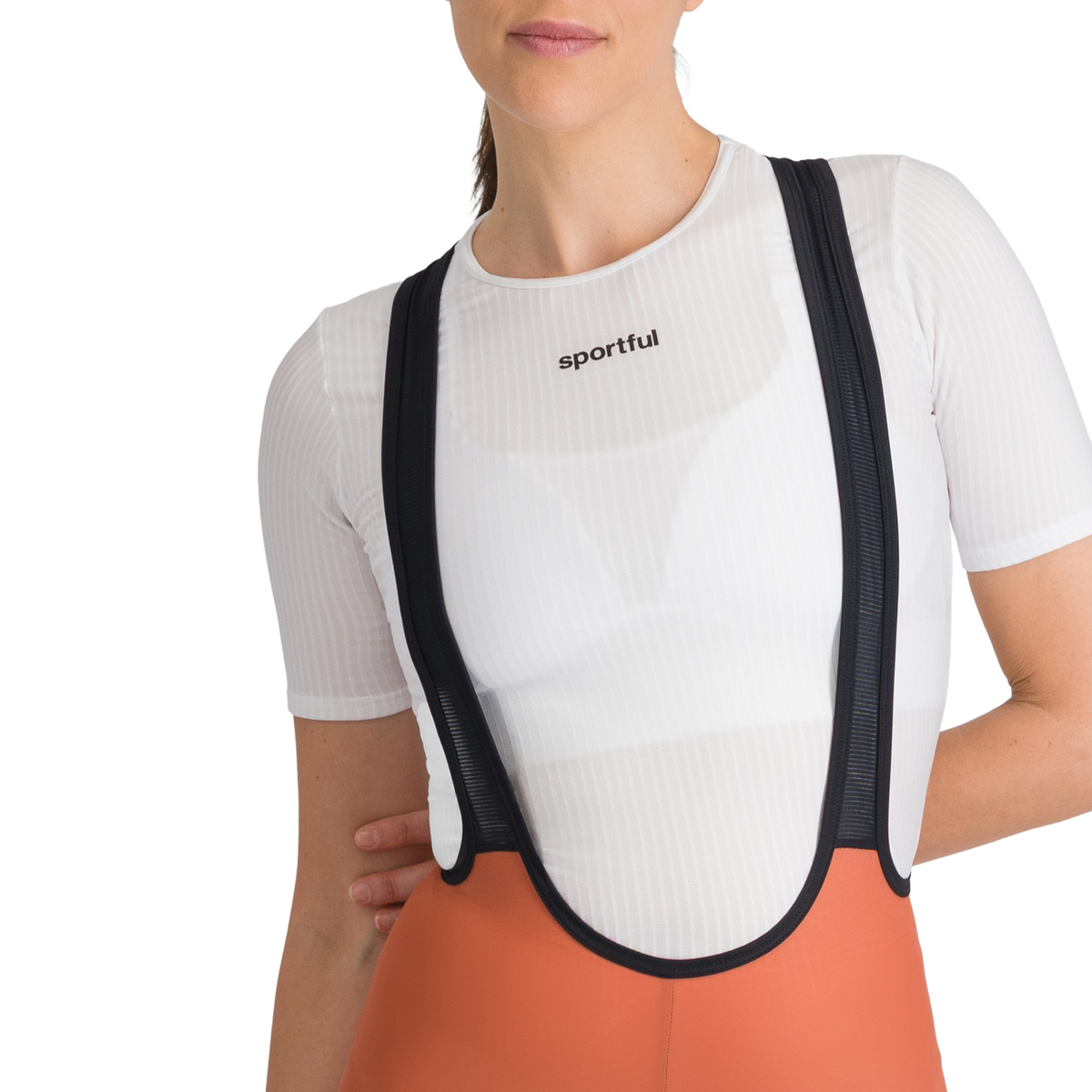 SPORTFUL PULSE Women's Short Bib Shorts Orange