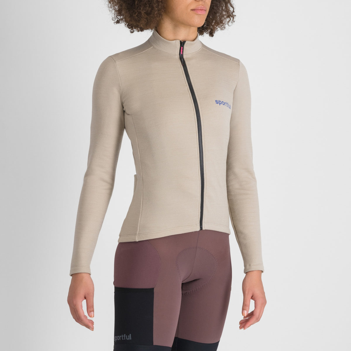 SPORTFUL SUPERGIARA WOOL Women's Long-Sleeved Jersey Beige
