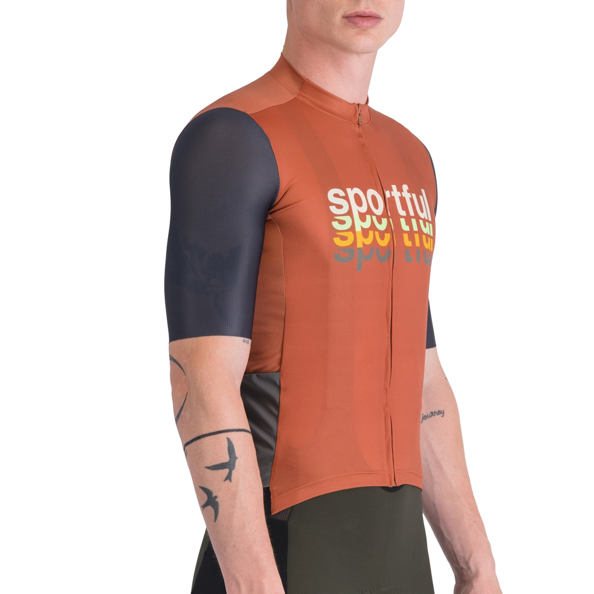 Cykeltröja SPORTFUL SUPERGIARA 2 LOGO Kortärmad Orange