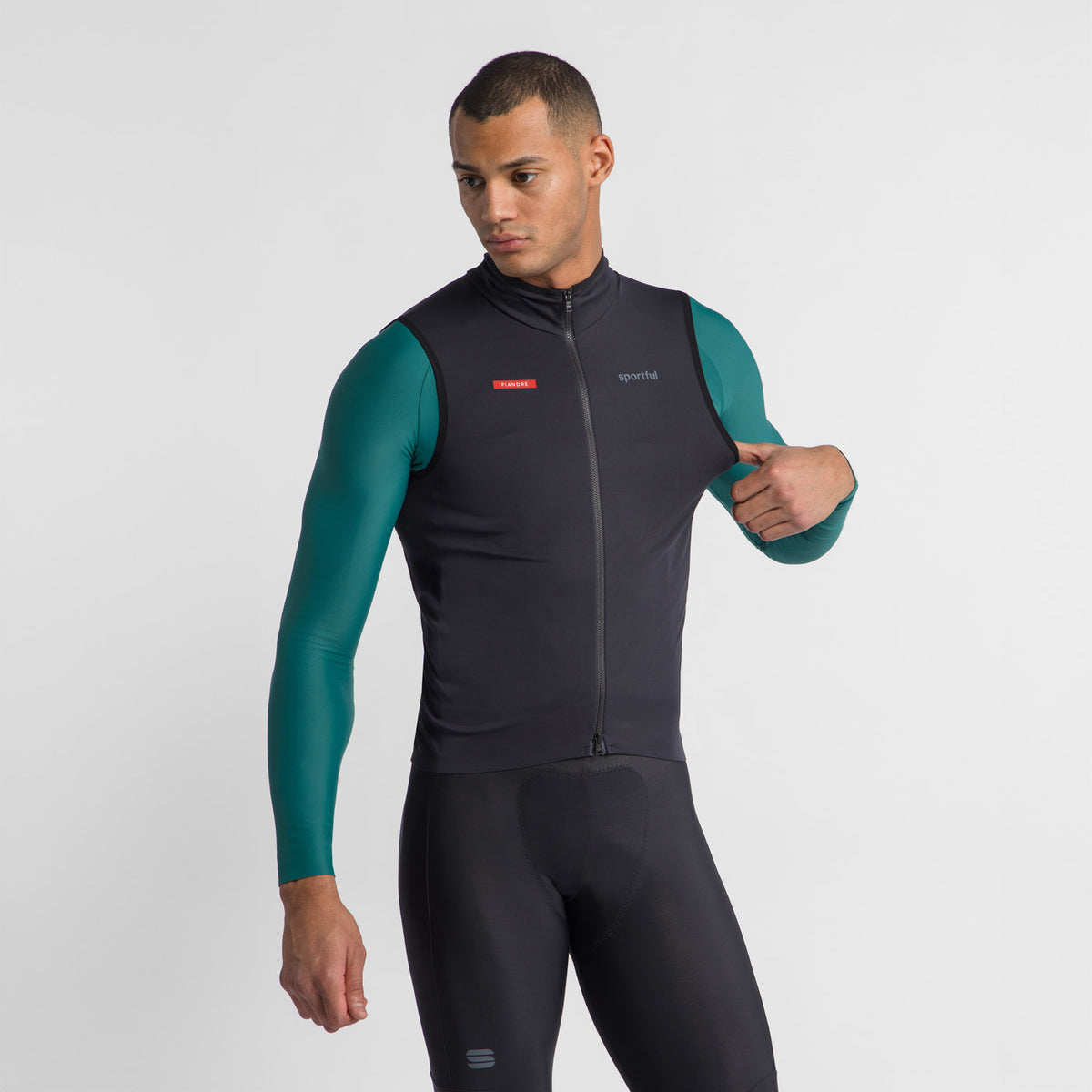 Ærmeløs Cykelvest SPORTFUL FIANDRE 2 Sort