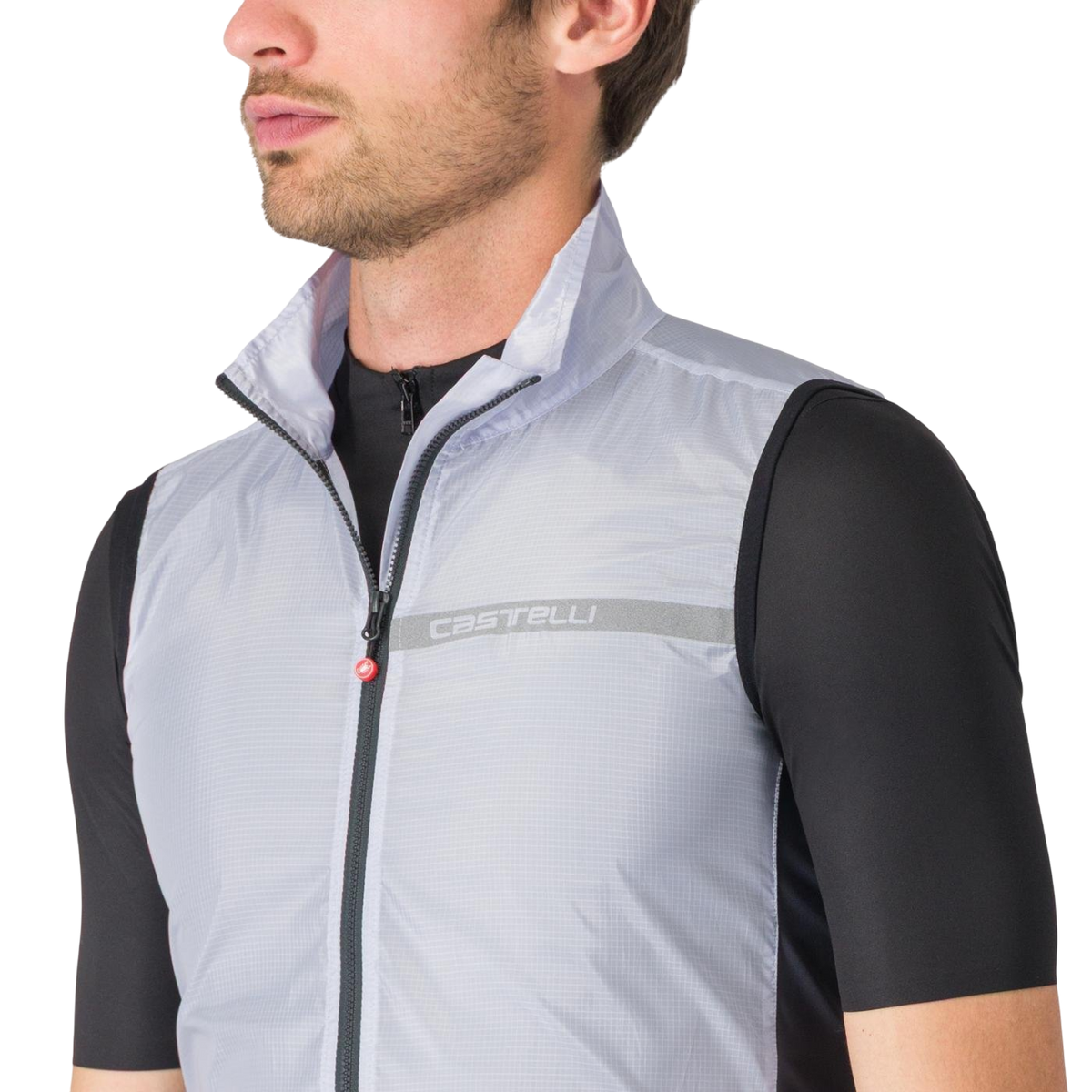 Ärmlös Jacka CASTELLI SQUADRA STRETCH Grå