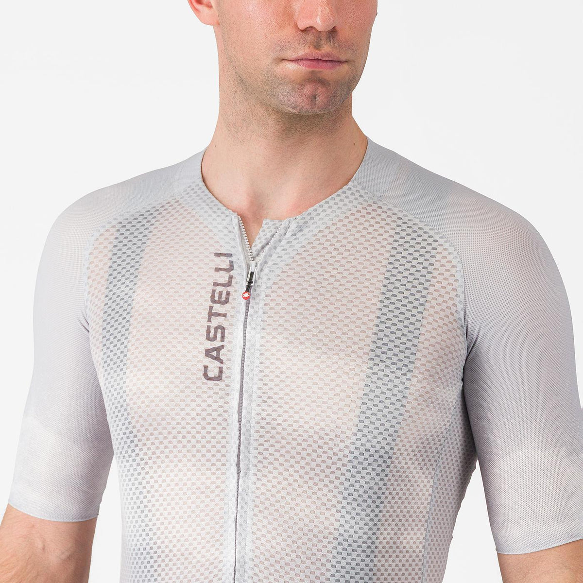 CASTELLI CLIMBER'S A/C -pyöräilypaita lyhyet hihat harmaa 2026