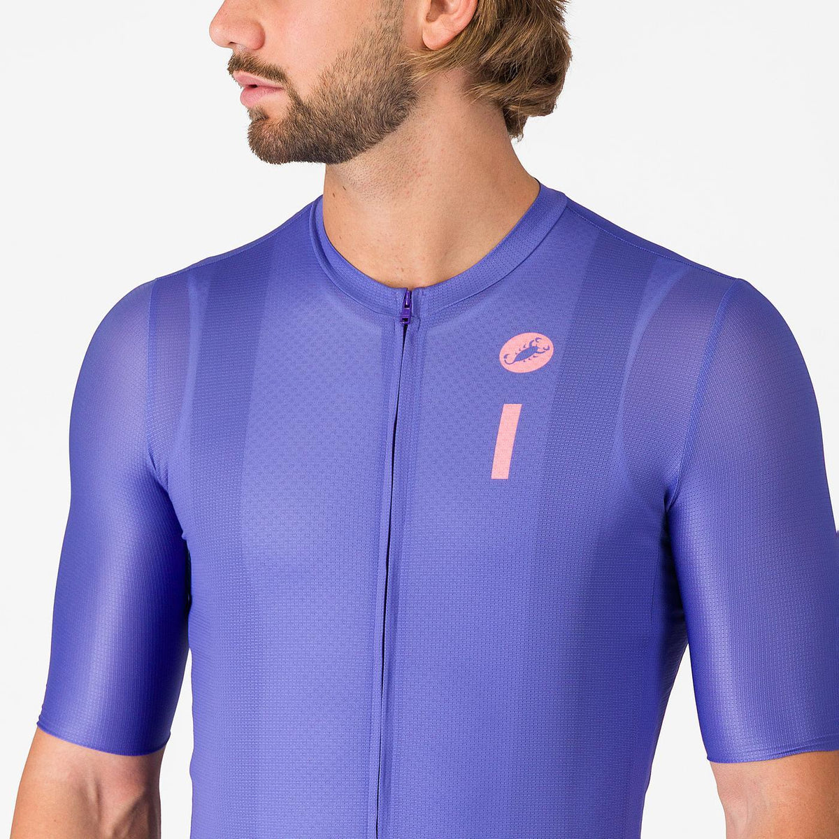 CASTELLI DRITTONE LOGO Kortærmet Trøje Violet