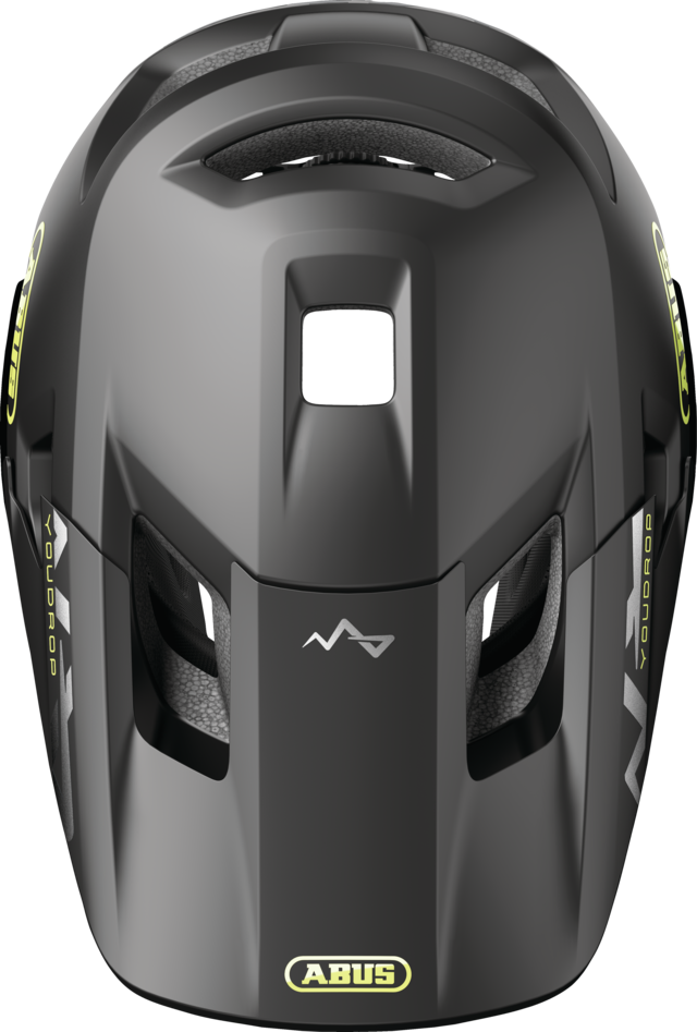Kask MTB ABUS YOUDROP FF Junior Velvet Czarny