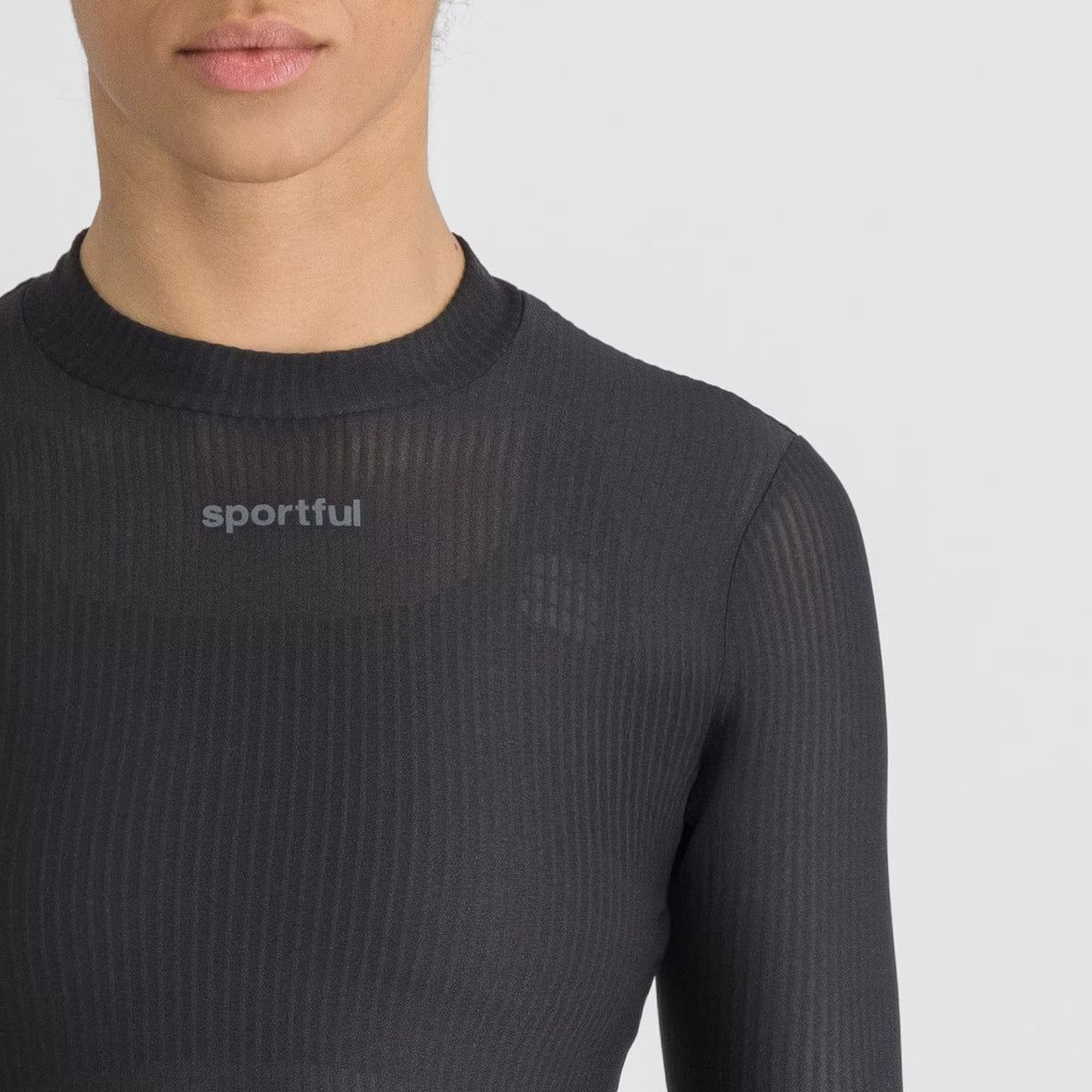 SPORTFUL WINTER langærmet undertrøje til kvinder i sort