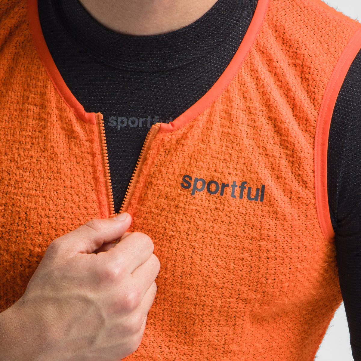 SPORTFUL ALPHA® Orange Sleeveless Base Layer