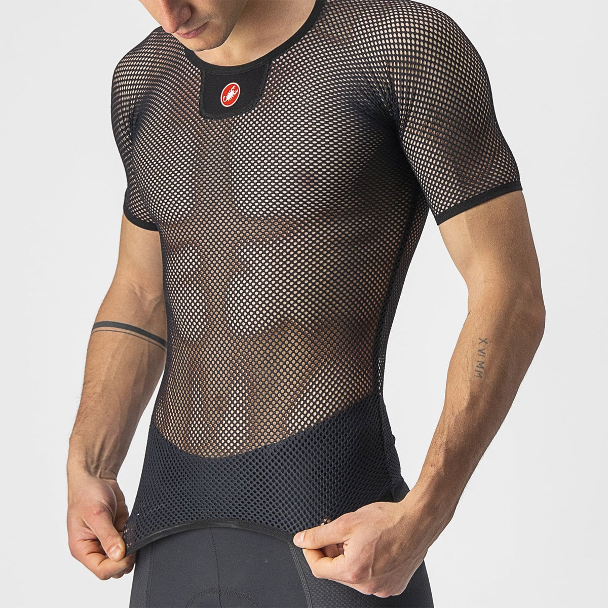 Undertrøje CASTELLI CORE MESH 3 Kortærmet Sort