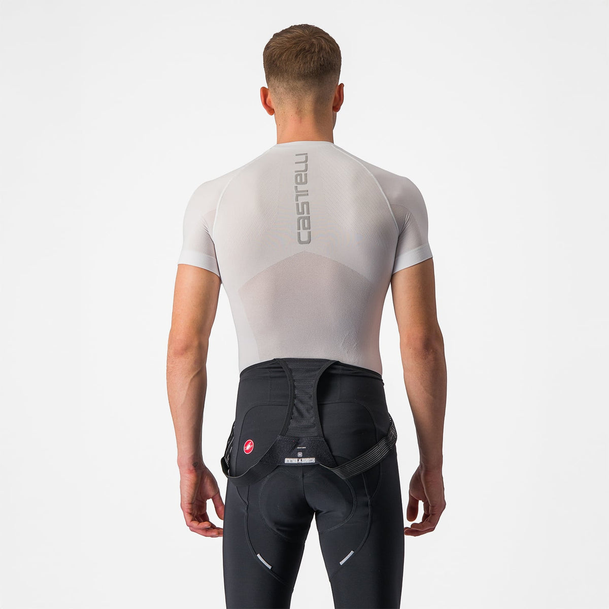 Alusvaate CASTELLI CORE SEAMLESS Lyhythihainen Valkoinen