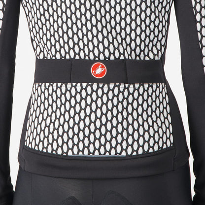 Tricou CASTELLI SFIDA 2 Damă Mânecă Lungă Negru/Alb