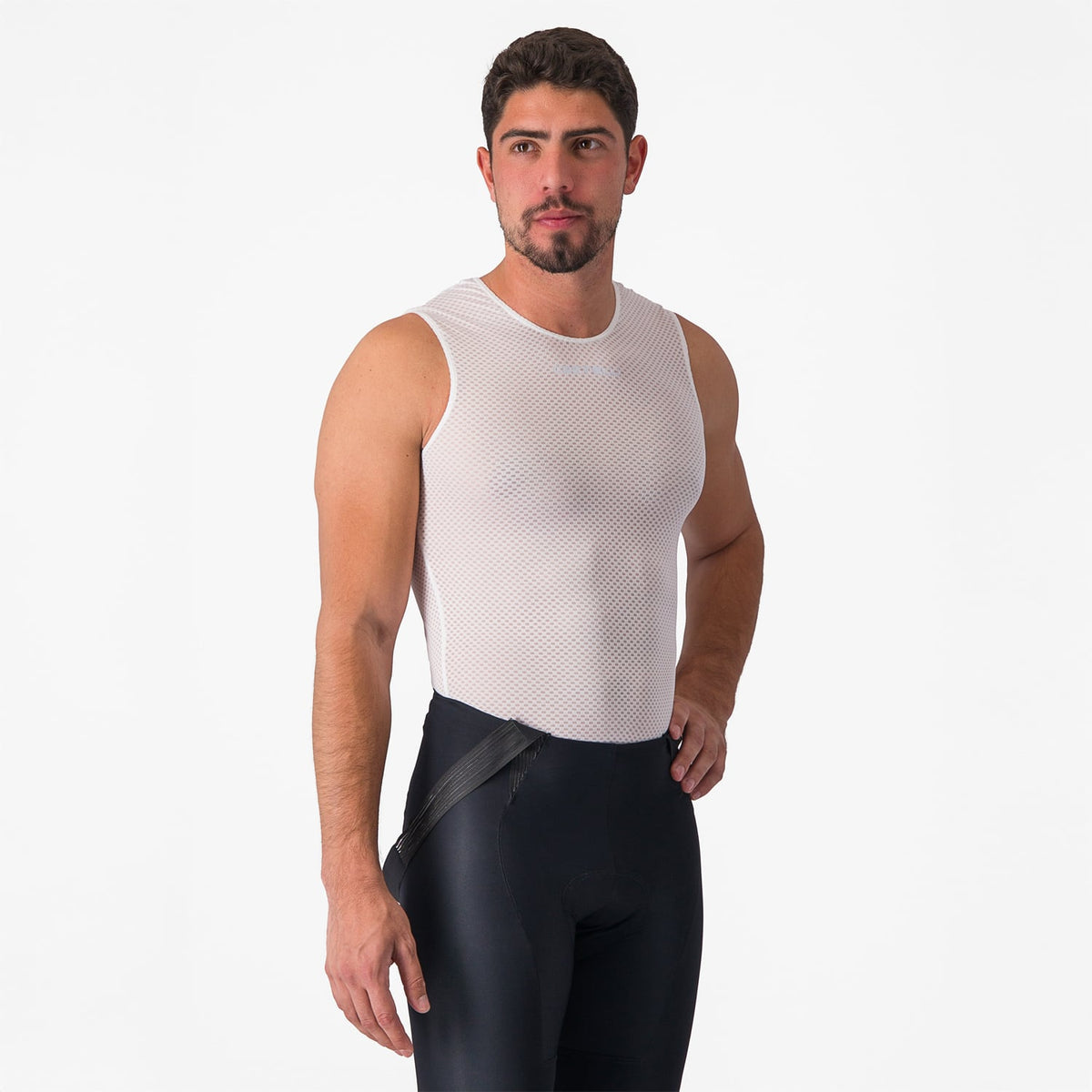 Undertrøje CASTELLI PRO MESH 2.0 Ærmeløs Hvid