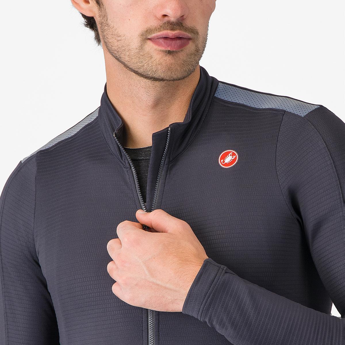 Tröja CASTELLI PURO 4 Långa Ärmar Dark Gray