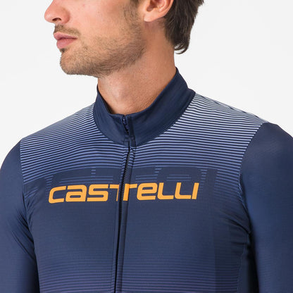 Dres CASTELLLI APICE THERMAL Dlouhý Rukáv Modrá/Oranžová