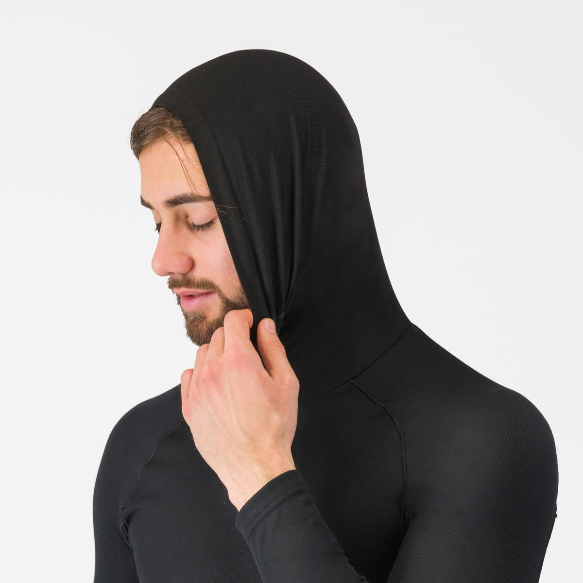 CASTELLI FLANDERS 2 HIGH NECK WARMER Langærmet Undertrøje Sort