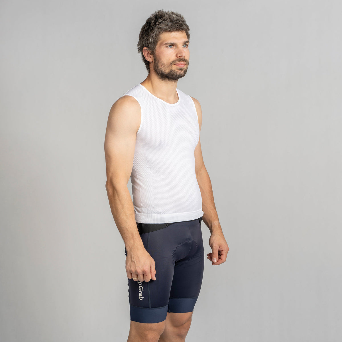 GRIPGRAB PACR SUMMER SEAMLESS Sleeveless Base Layer White