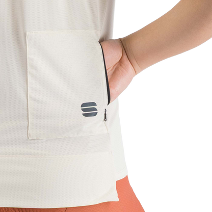 Μπλουζάκι SPORTFUL SUPERGIARA TEE Κοντά Μανίκια Γυναικείο Κρεμ