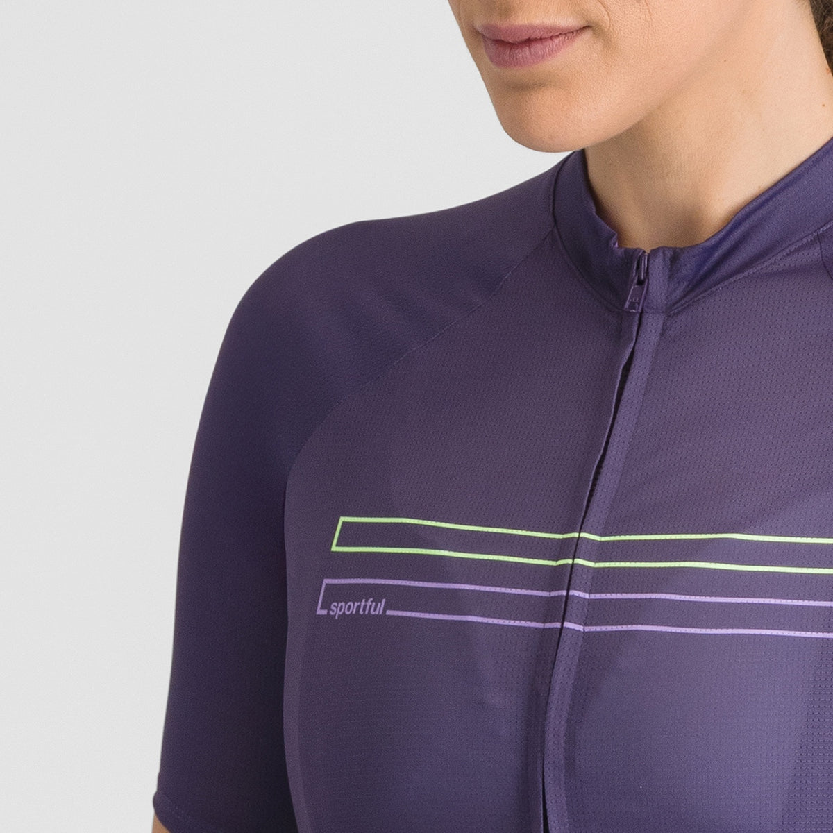 Trøje SPORTFUL STARLIGHT 2 Korte Ærmer Dame Lilla