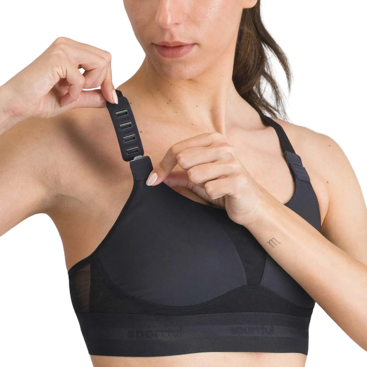 Sportovní podprsenka SPORTFUL ESSENTIAL dámská černá