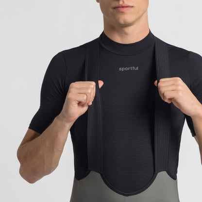SPORTFUL SRK SHIFT grijze korte fietsbroek met bretels