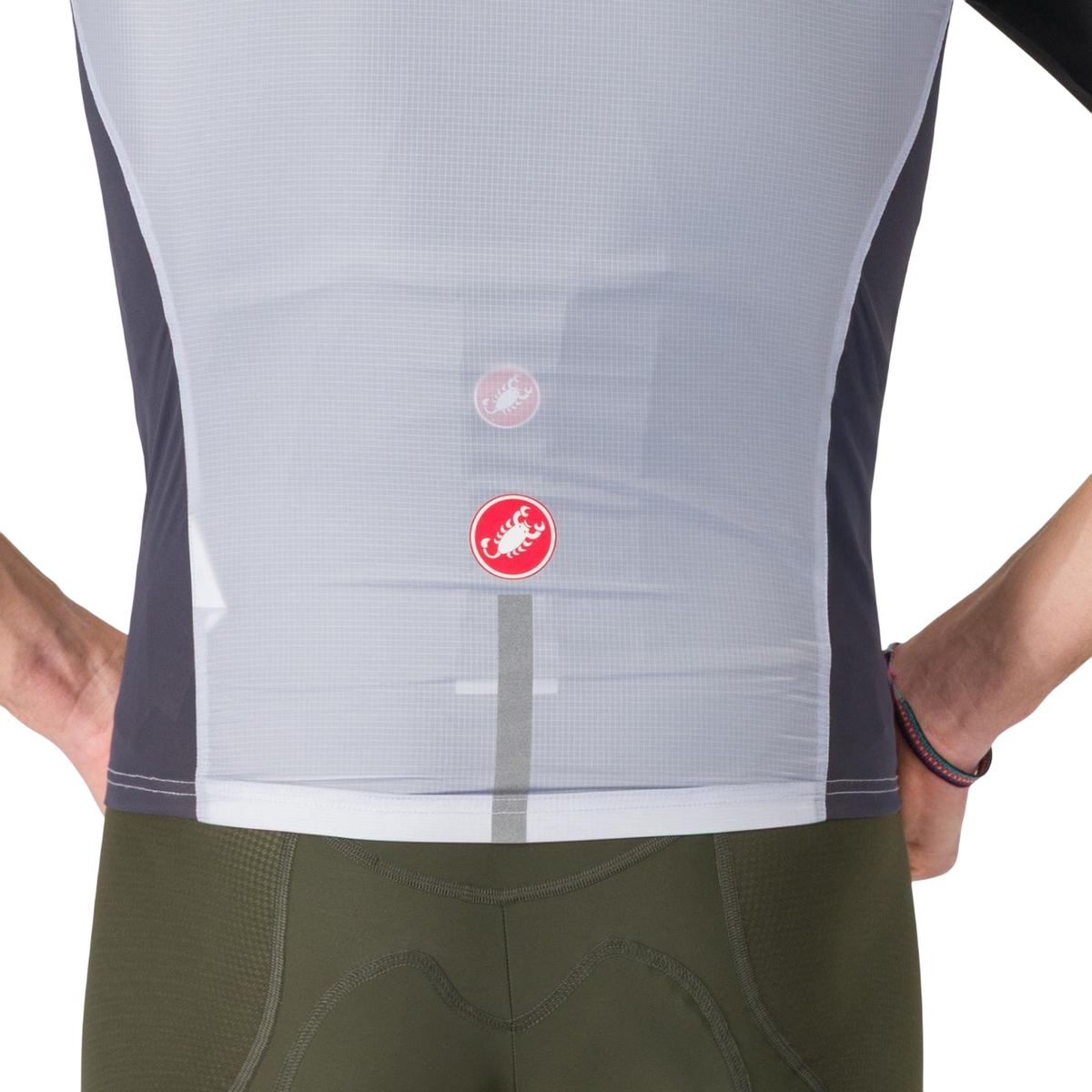 Ärmlös Jacka CASTELLI SQUADRA STRETCH Grå