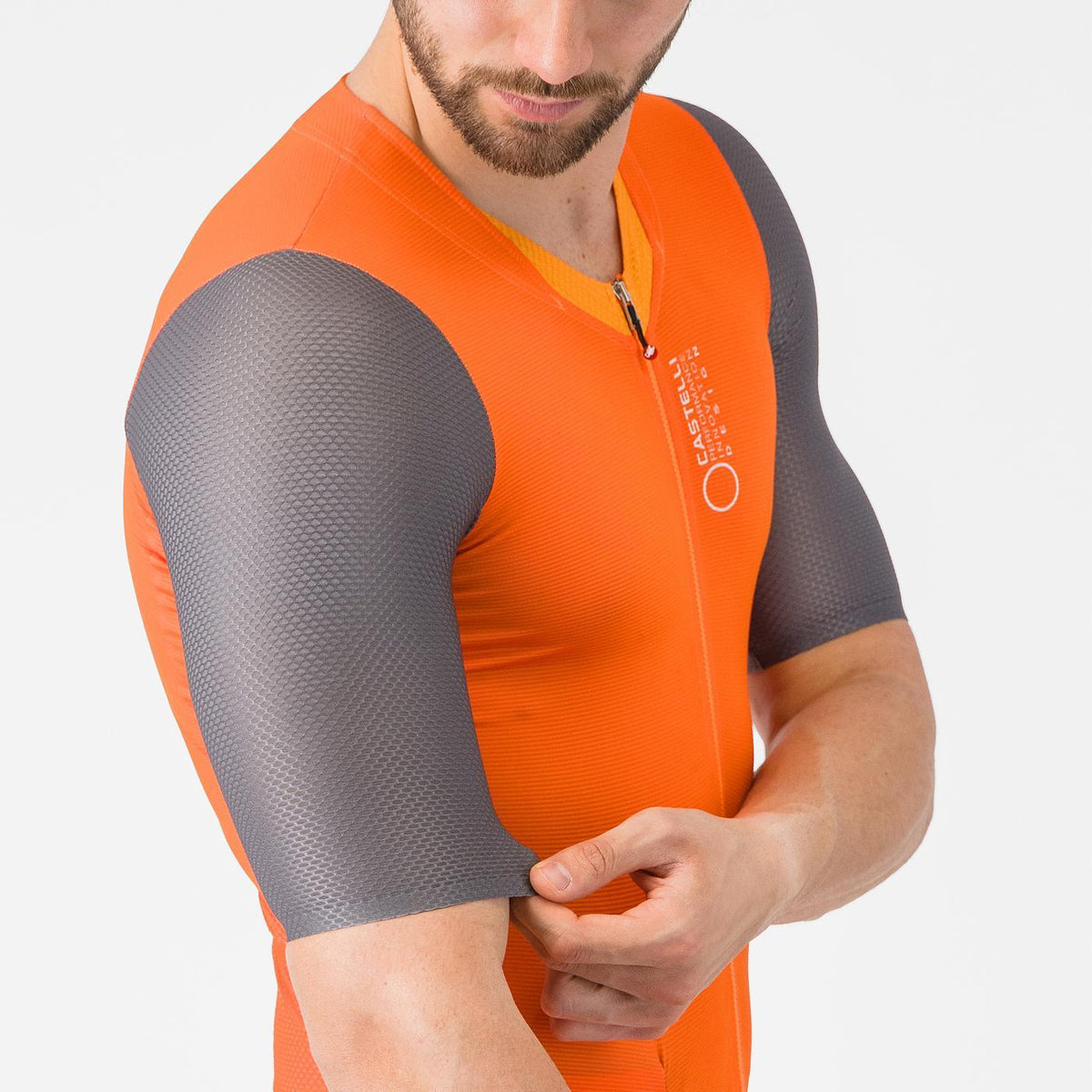 CASTELLI SATURDAY MORNING Suit Orange/Grey