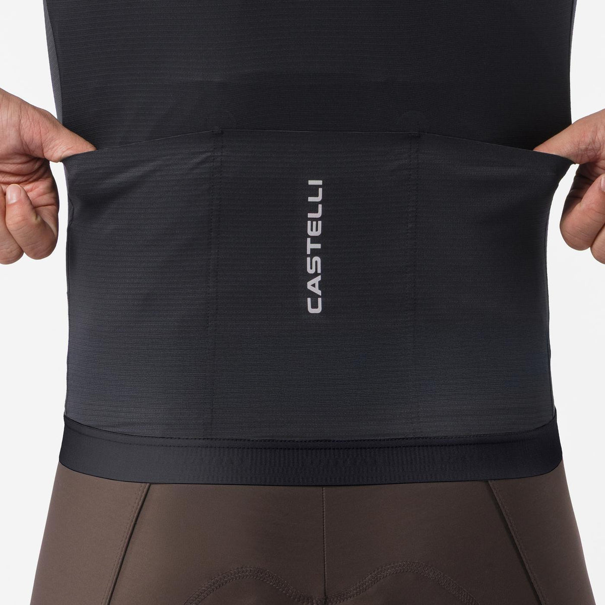 CASTELLI ESPRESSO 2 Sleeveless Jacket Black/White