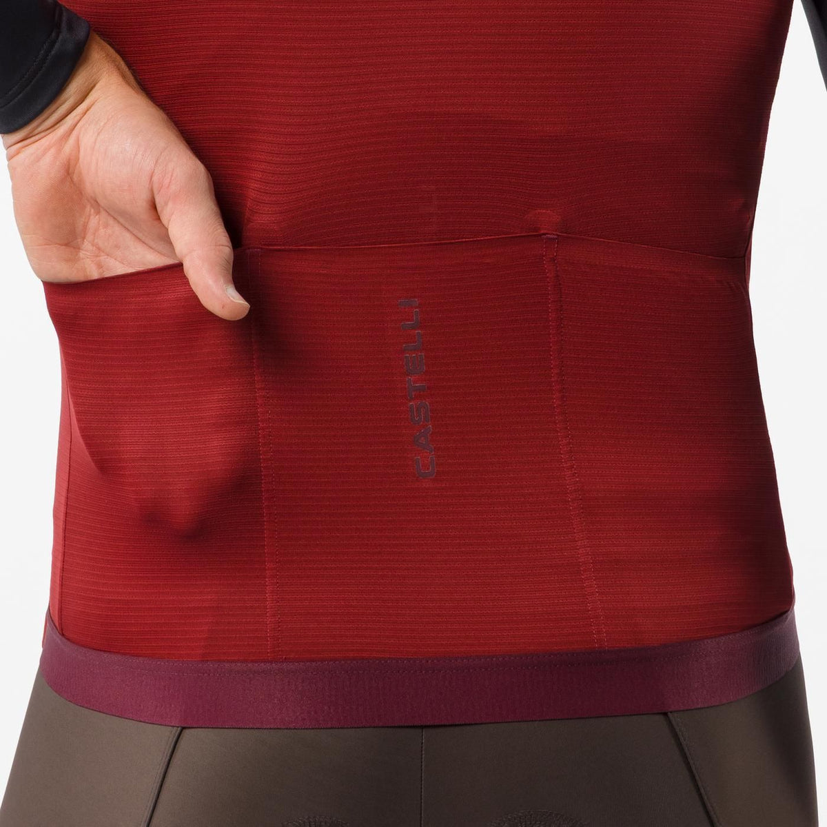 CASTELLI ESPRESSO 2 Sleeveless Jacket Bordeaux