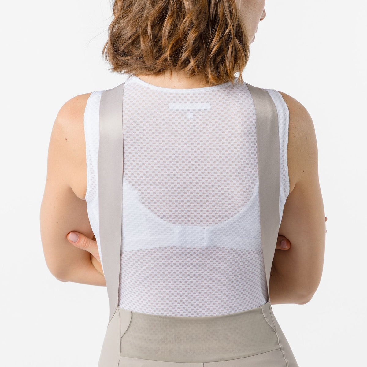 CASTELLI ESPRESSO 2 W DT Women's Short Bib Shorts Clay Grey