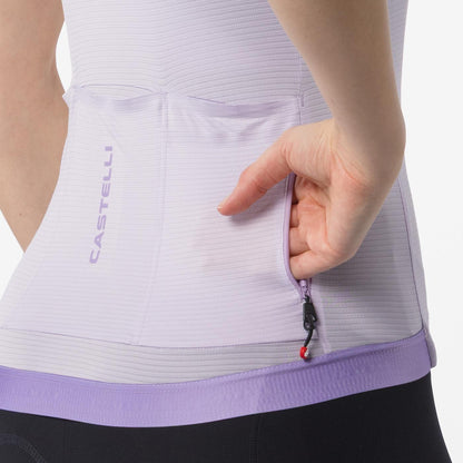 CASTELLI ESPRESSO 2 -naisten paita Lyhythihainen Purple Mist