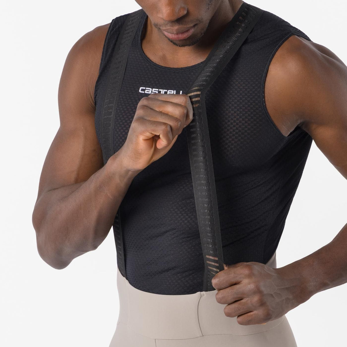 CASTELLI ESPRESSO Transition Bib Tights Beige