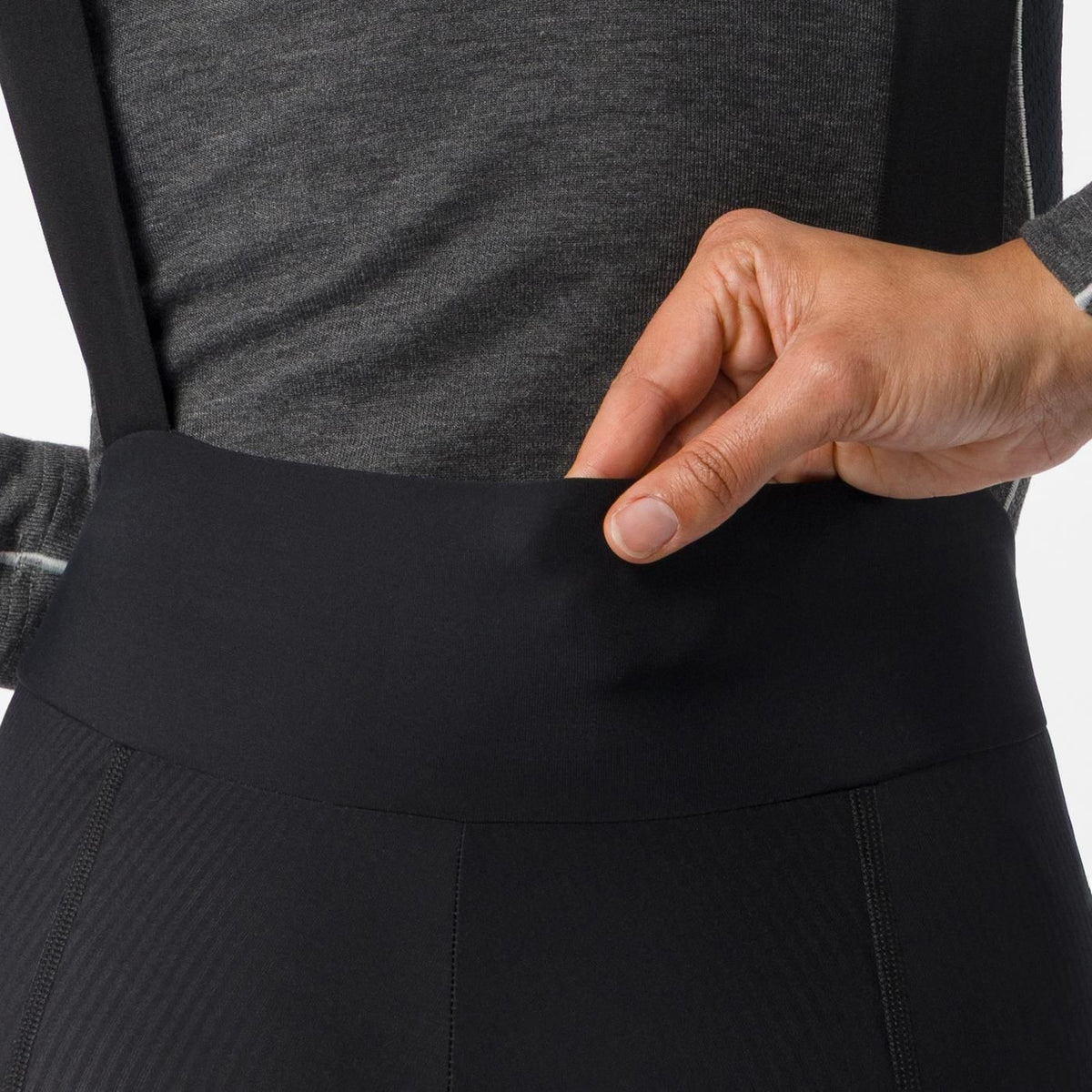 Lange Bib-shorts CASTELLI COMPETIZIONE DT Dame Sort
